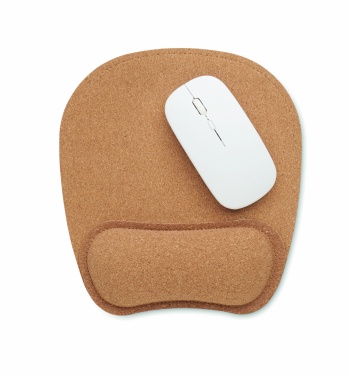 Logotrade promotional products photo of: Ergonomic cork mouse mat