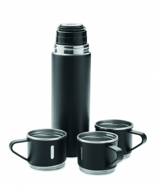 Logotrade advertising products photo of: Double wall bottle and cup set