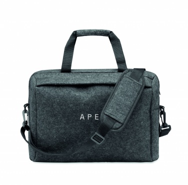 Logotrade promotional products photo of: 15 inch RPET felt laptop bag