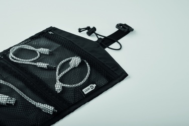Logo trade corporate gift photo of: 210RPET travel cable organizer