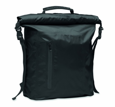 Logo trade promotional giveaways picture of: RPET waterproof rolltop bag