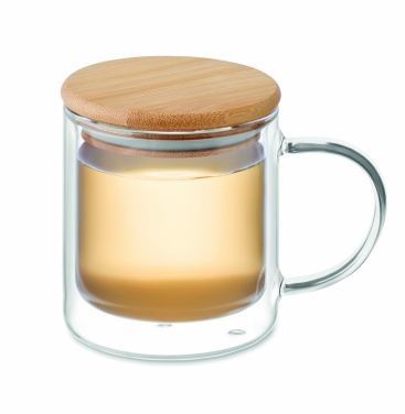 Logo trade promotional merchandise image of: Double wall borosilicate mug