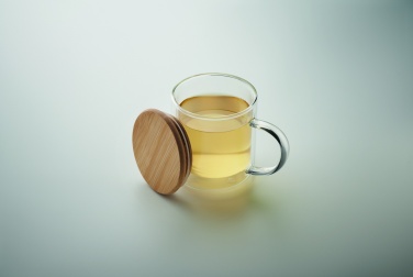 Logo trade advertising products picture of: Double wall borosilicate mug