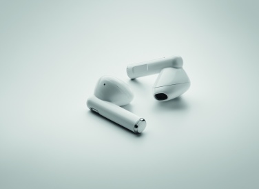 Logo trade promotional merchandise image of: TWS earbuds with charging base