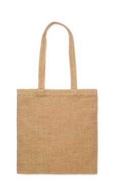 Logo trade business gifts image of: Jute long handled shopping bag