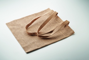 Logo trade corporate gifts picture of: Jute long handled shopping bag