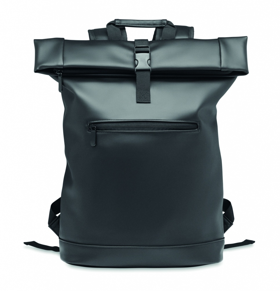Logotrade advertising product picture of: Laptop PU Rolltop backpack
