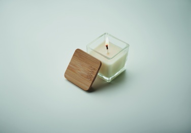 Logotrade promotional items photo of: Squared fragranced candle 50gr