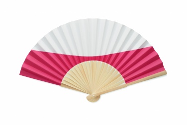 Logotrade promotional giveaway image of: Manual fan flag design