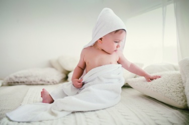 Logotrade corporate gifts photo of: Cotton hooded baby towel
