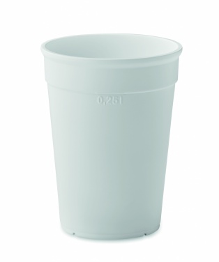 Logotrade promotional products photo of: Recycled PP cup capacity 250 ml
