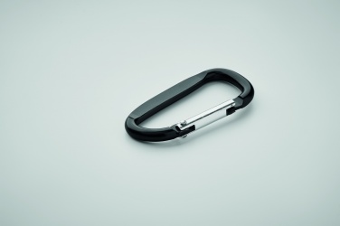 Logo trade promotional gifts image of: Carabiner clip in aluminium.