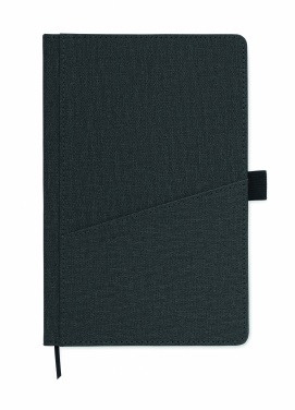 Logo trade promotional giveaway photo of: A5 notebook PU front pocket