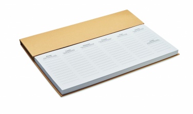 Logo trade promotional giveaways image of: Weekly desktop planner