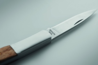 Logotrade advertising product image of: Foldable knife in acacia wood