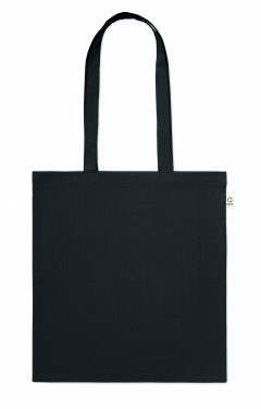 Logo trade promotional giveaways image of: Recycled cotton shopping bag