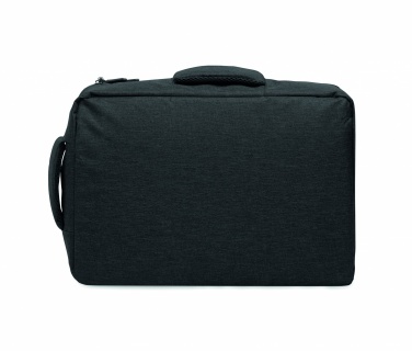 Logo trade advertising product photo of: A safe 15-inch laptop backpack made of 300D RPET with a 210D RPET lining and customizable printing.