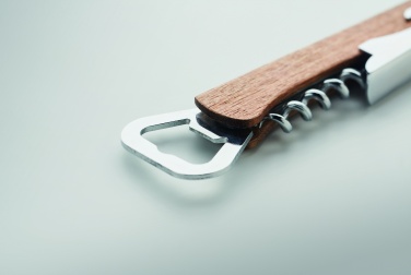 Logotrade promotional product image of: 3 in 1 bamboo bottle opener WOOL