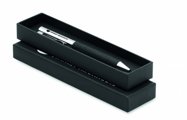 Logo trade advertising products image of: Metal twist ball pen in box