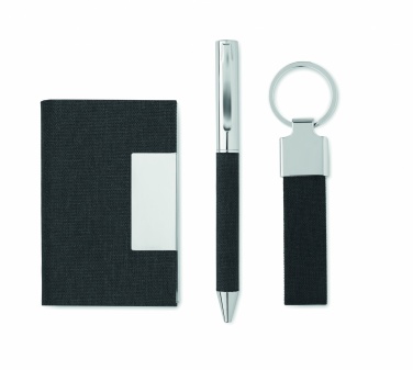 Logotrade promotional merchandise photo of: 3-piece gift set in a gift box with customizable printing