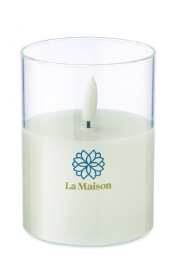 Logotrade corporate gift picture of: LED wax candle in glass holder