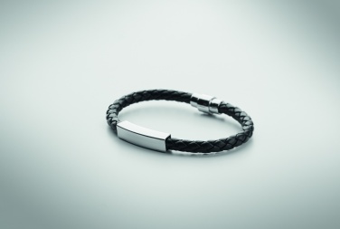 Logotrade corporate gift image of: Braided faux leather bracelet