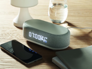 Logo trade business gifts image of: 15W wireless charging speaker