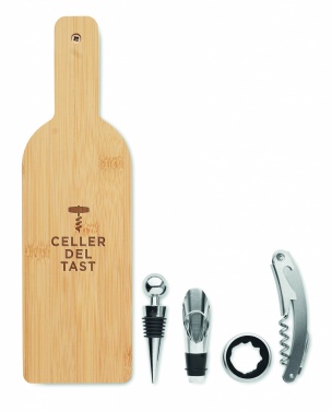 Logotrade promotional product image of: Bottle shaped wine set