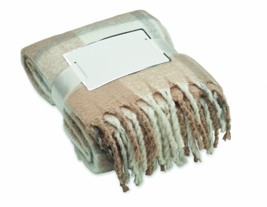 Logotrade promotional giveaway image of: Chequered mohair blanket