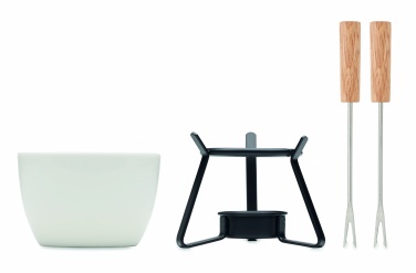 Logotrade advertising products photo of: Ceramic fondue set 240 ml
