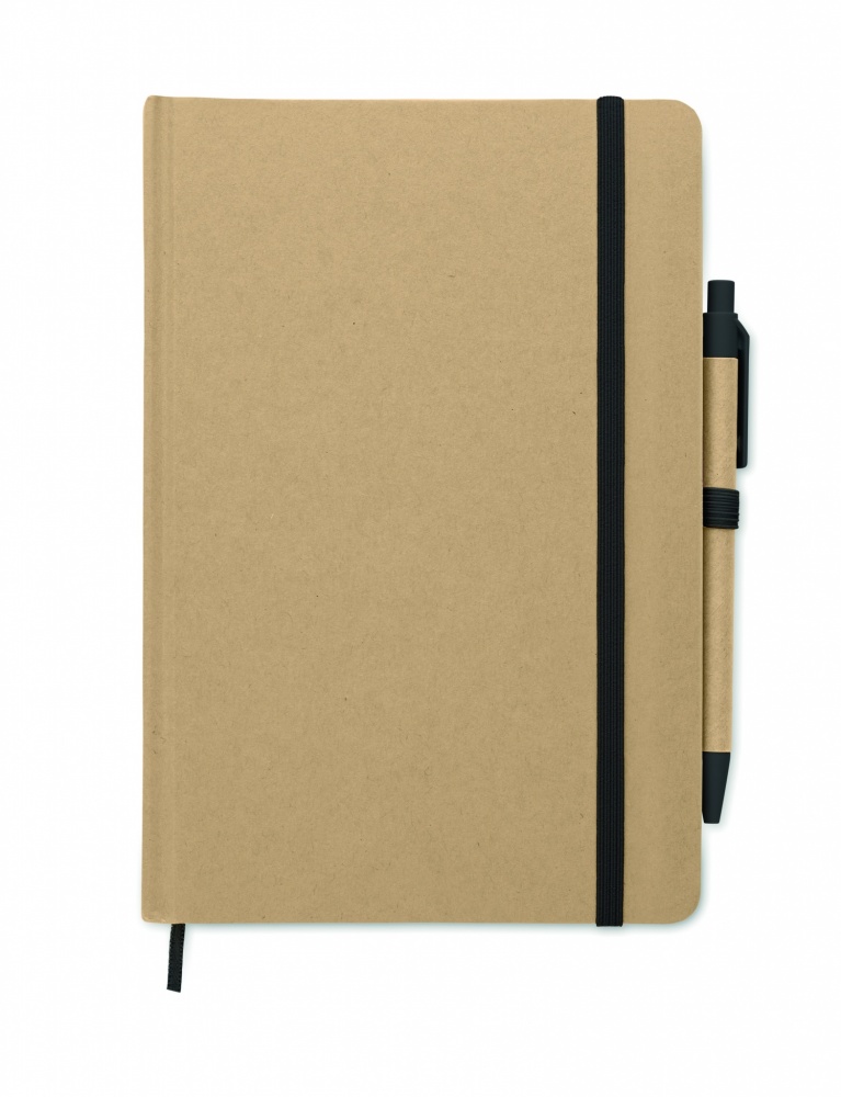 Logotrade promotional item picture of: A5 notebook in recycled carton