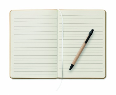 Logo trade advertising products image of: Caratil A5 notebook in recycled carton