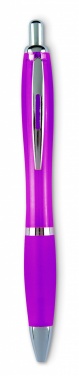 Logo trade corporate gifts image of: Riocolor Ball pen in blue ink