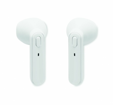 Logo trade promotional gifts image of: TWS earbuds with charging base