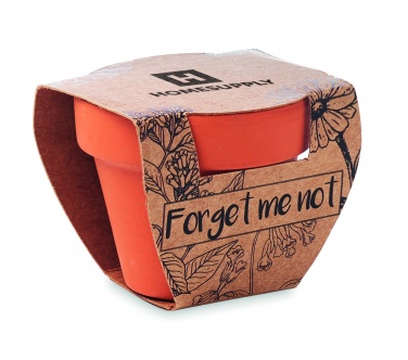 Logotrade promotional giveaway image of: Terracotta pot 'forget me not'
