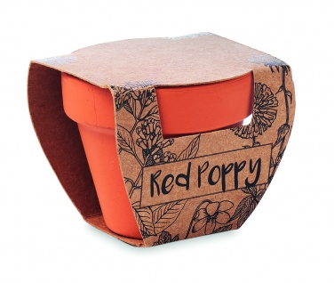 Logotrade promotional merchandise picture of: Terracotta pot 'poppy'