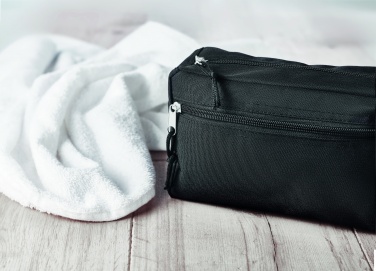 Logo trade promotional gifts image of: 600D RPET toilet bag