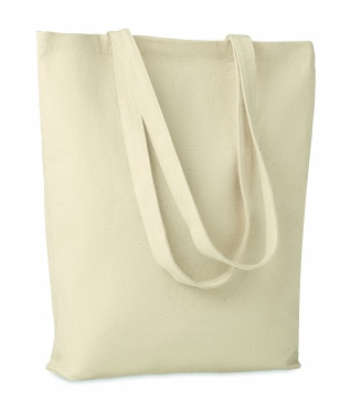 Logo trade corporate gift photo of: Canvas shopping bag 270 gr/m²