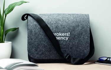Logotrade promotional giveaway image of: RPET felt laptop bag