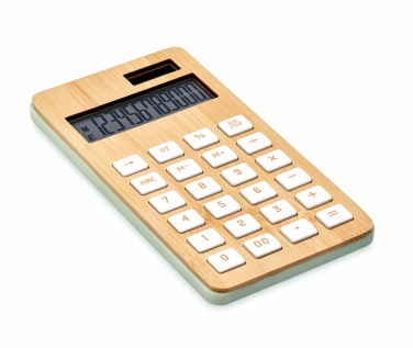 Logotrade promotional merchandise image of: 12 digit bamboo calculator