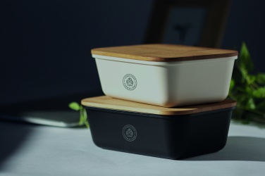 Logo trade business gifts image of: Lunch box with bamboo lid