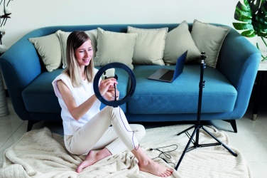 Logo trade corporate gifts picture of: 26 cm LED ring light set