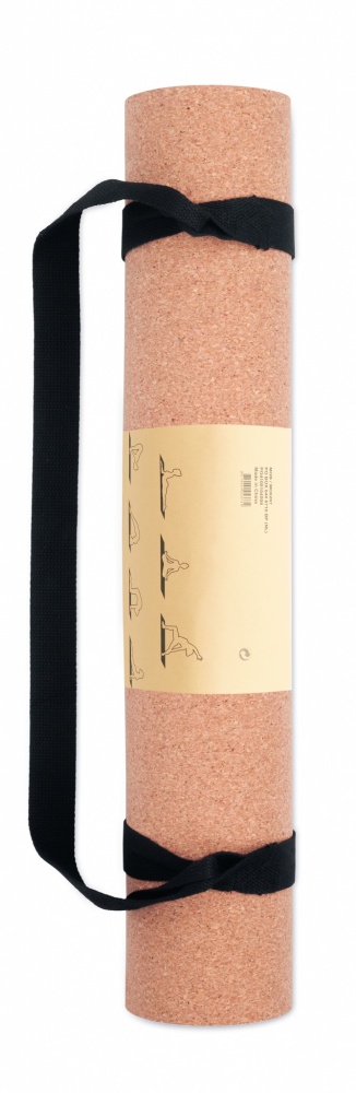 Logo trade promotional merchandise photo of: Cork yoga mat