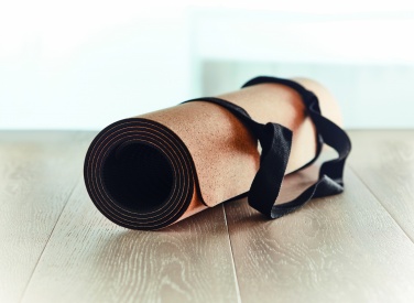 Logo trade promotional giveaways image of: Cork yoga mat