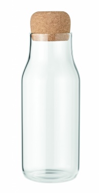 Logotrade corporate gift picture of: Glass bottle cork lid 600 ml