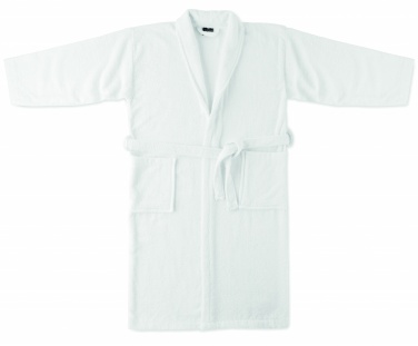 Logo trade promotional gift photo of: Bathrobe organic cotton XL/XXL