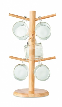 Logotrade promotional giveaway picture of: Bamboo cup set holder