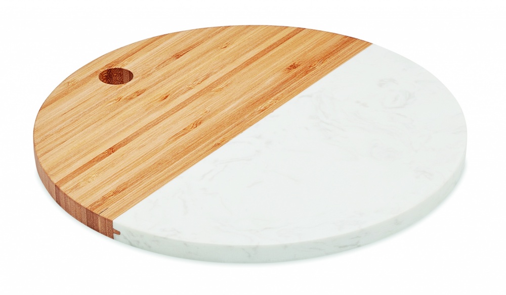 Logo trade promotional gifts picture of: Marble/ bamboo serving board
