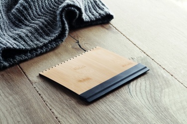Logo trade corporate gifts image of: Bamboo ice scraper