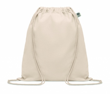 Logotrade promotional gift image of: Organic cotton drawstring bag